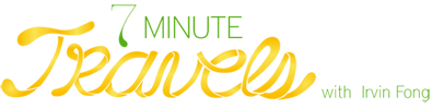 Logo: 7 Minute Travels with Irvin Fong